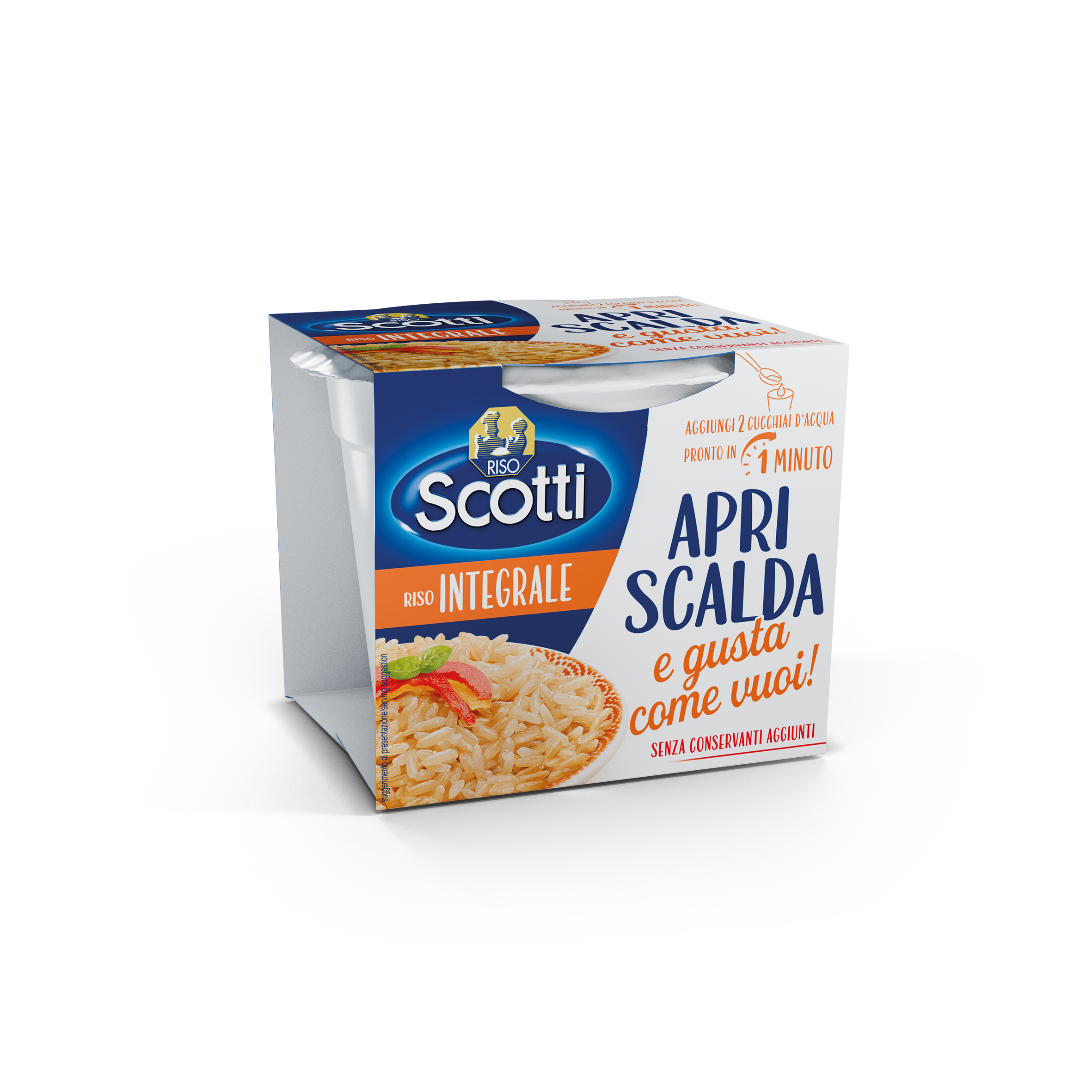 Integrale. Apri, scalda e gusta.